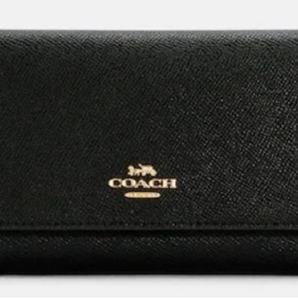 COACH CA200 Leather Tote Bag Black Andy Matching Purse & Wallet Set! - Picture 7 of 7